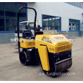 Mini rodillo compactador de dos ruedas FYL880 de 1 tonelada